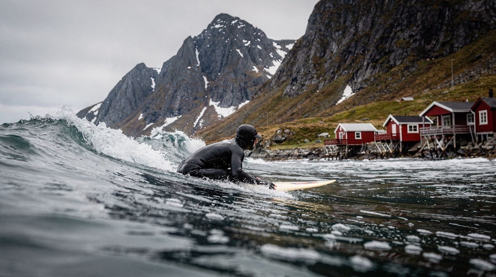 Why I Paddled Out at Unstad in February