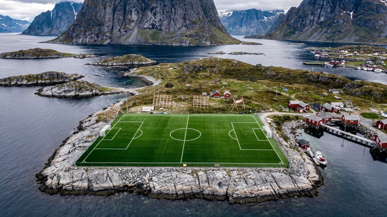 The Football Pitch With No Stands
