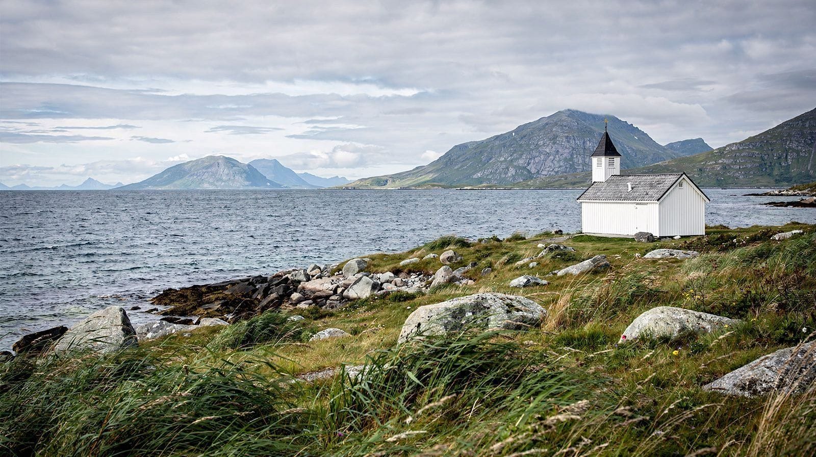 Gimsøy: Flat Coast, a Lone Church and Golf at 68° North