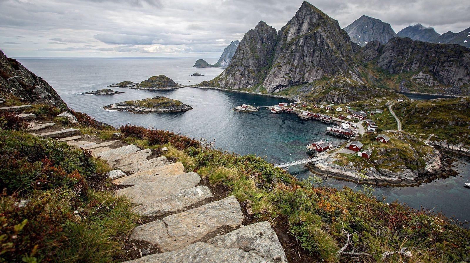 Reinebringen: The Stone Staircase Above Reine
