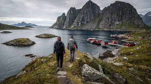 The Ryten and Kvalvika Hike: Fredvang's Signature Loop